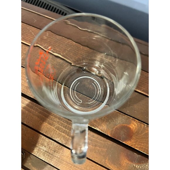 Marshall Fields 1998 Santa‎ Bear Glass Mug Christmas Drinkware Dept Store 1990s - Picture 6 of 7